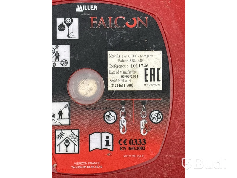 Fallskyddsblock Honeywell Miller 15 m och 6 m
