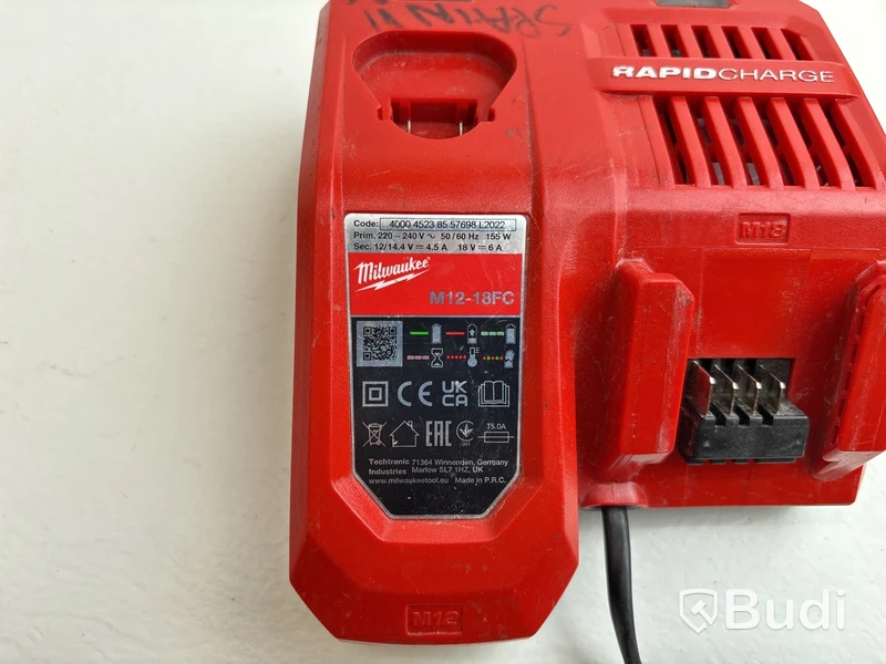 Vinkelslip och Borrhammare Milwaukee, M18 FHSAG150XB, M18 BLHX