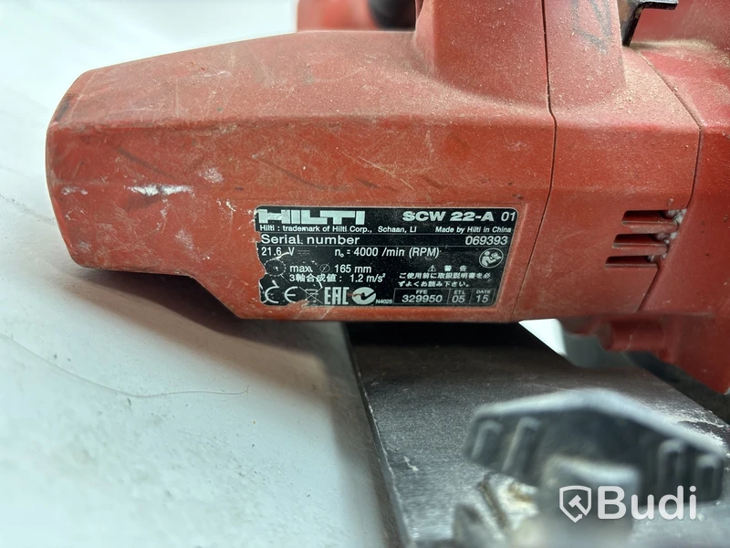 Cirkelsåg Hilti, SCW 22-A
