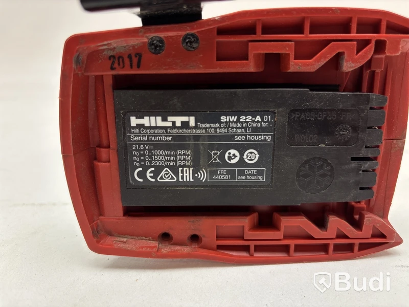 Mutterdragare och borrhammare Hilti