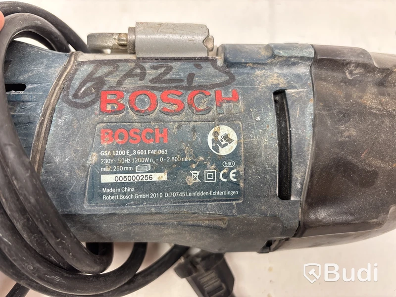 Tigersåg Bosch, GSA 1200 E