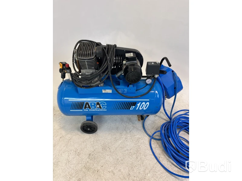 Kompressor ABAC LT100 med tryckluftsslang Biltema