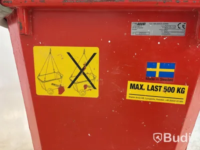 Verktygsvagn Starke Arvid och 2 st. pirror