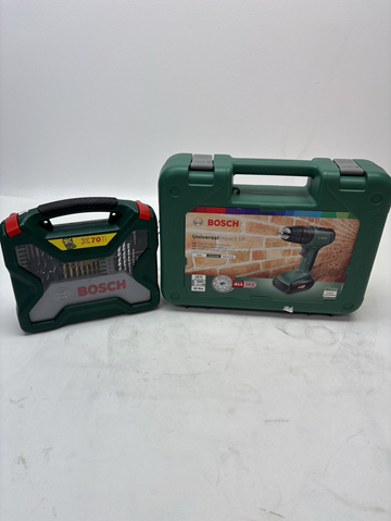 Slagborrmaskin Bosch Universal Impact 18, inkl. borr- och bitssats