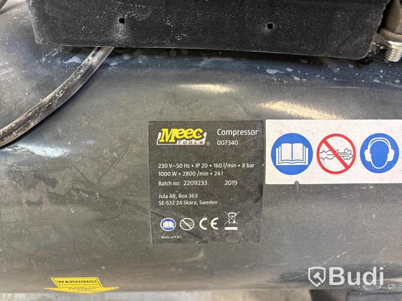 Luftkompressor Meec Tools 007340