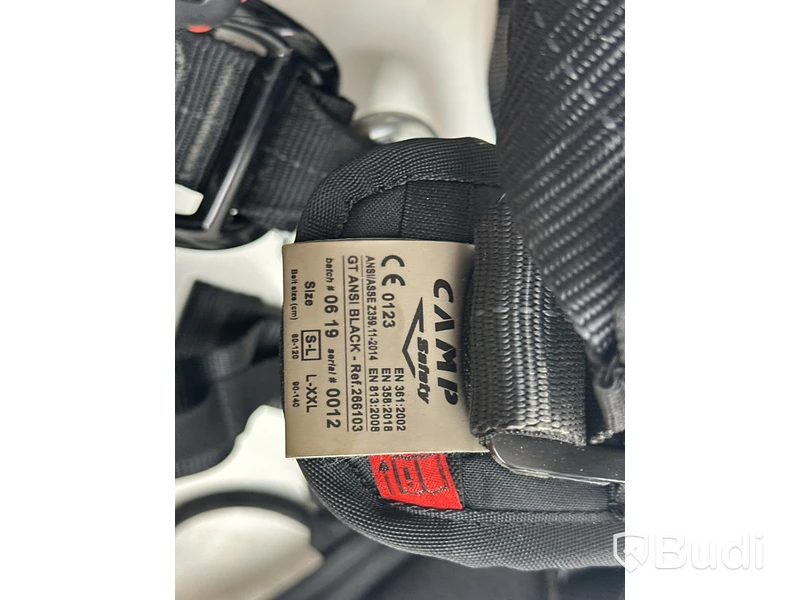 2 st. Fallskyddssele Camp Safety, GT ansi black