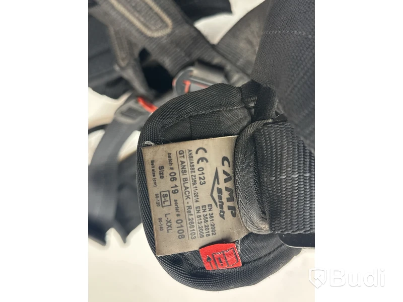 2 st. Fallskyddssele Camp Safety, GT ansi black
