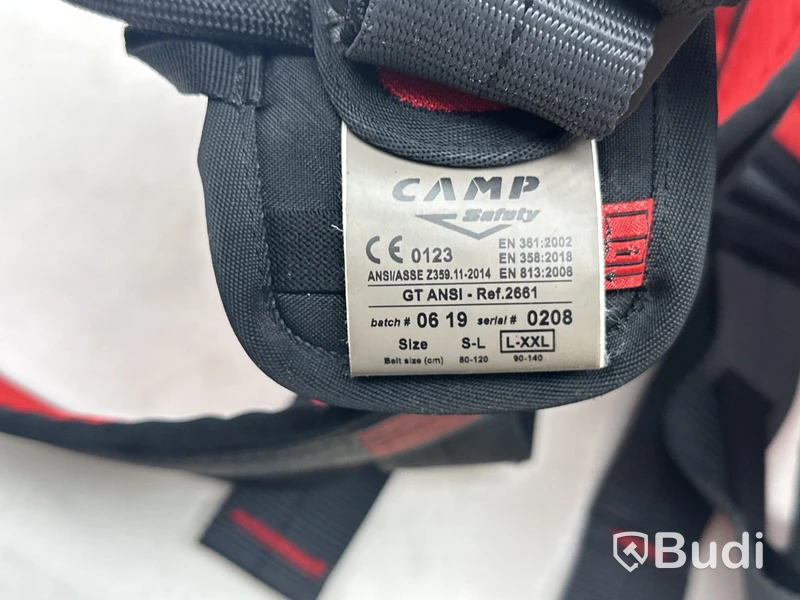 2 st. Fallskyddssele och skyddshjälmar CampSafety
