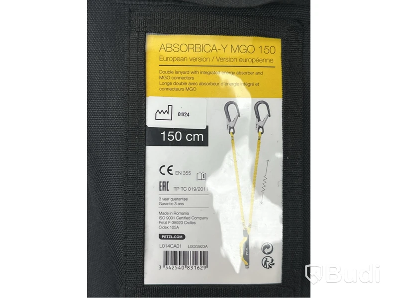 Parti med klätterredskap Petzl