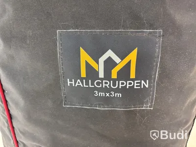Partytält Hallgruppen, inkl. väska på hjul