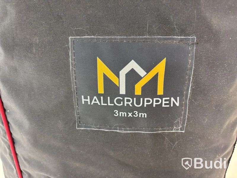 Partytält Hallgruppen, inkl. väska på hjul
