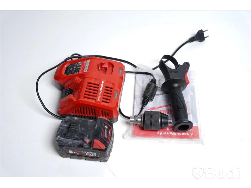 Borrhammare Milwaukee M18 CHX inkl. tillbehör.