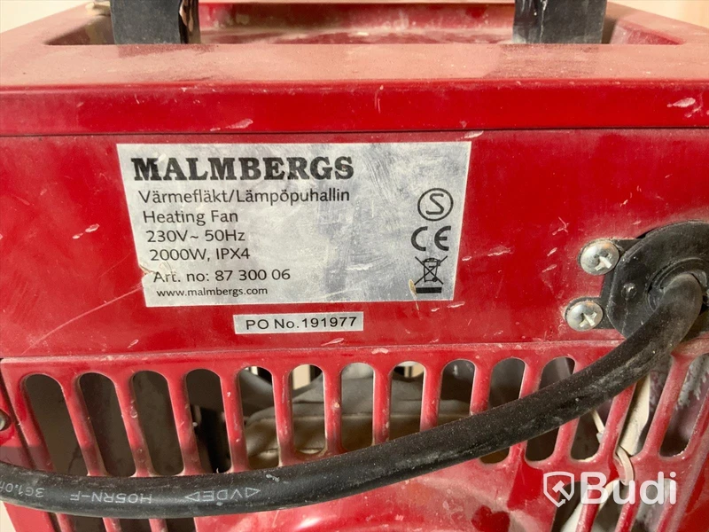 Malmbergs Värmefläkt 2kW