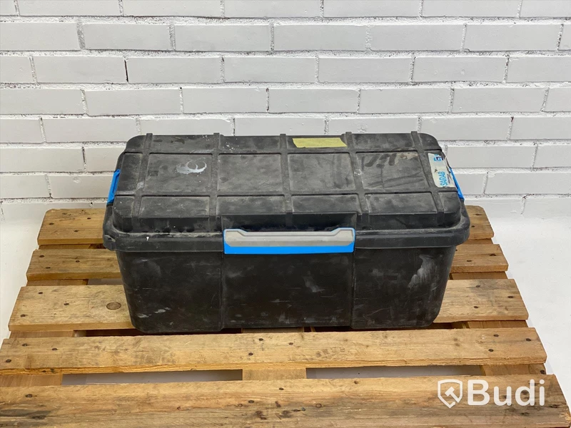 Verktygscase med byggtillbehör