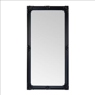1 st Stor Helkroppsspegel NY 120x240cm Svart Queen Ord. Pris: 4477 kr
