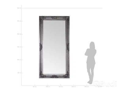 1 st NY Stor Helkroppsspegel 120x240cm Silver King Ord. Pris: 4477 kr