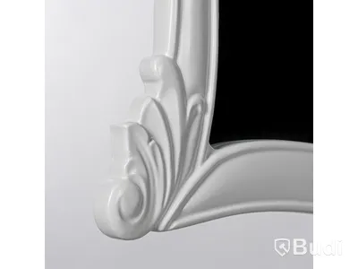 Klassisk badrumsspegel 116x92cm Fransk Vit Toronto Ord. Pris: 1117 kr