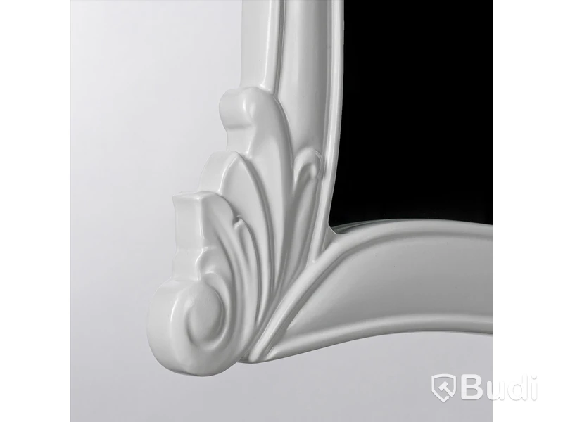 Klassisk badrumsspegel 116x92cm Fransk Vit Toronto Ord. Pris: 1117 kr