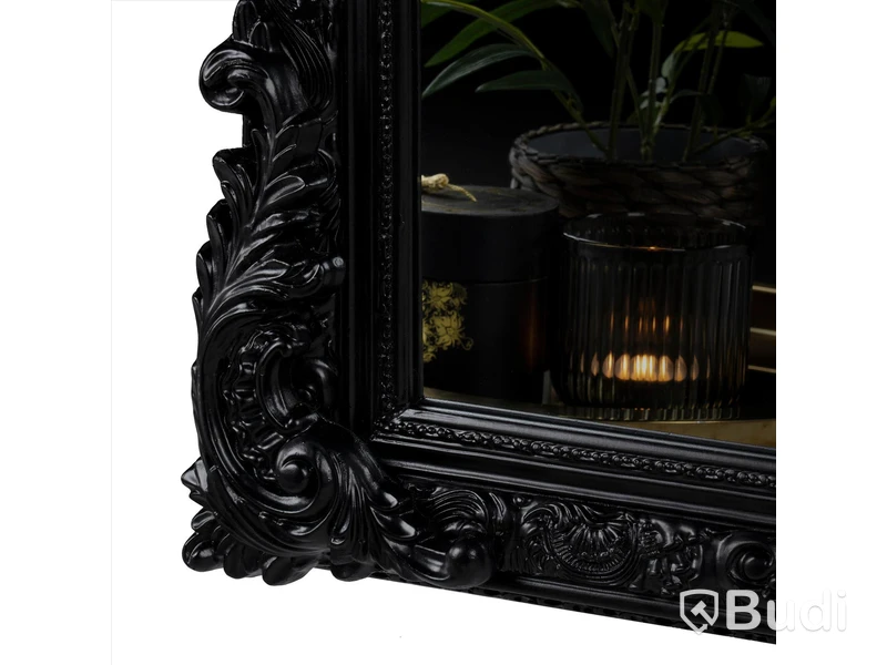 Svart spegel 114x100cm Fransk Antik Elizabeth Ord. Pris: 2396 kr