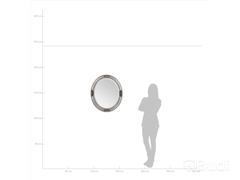 Rund spegel  63x73cm Champagne Victoria Ord. Pris: 796 kr