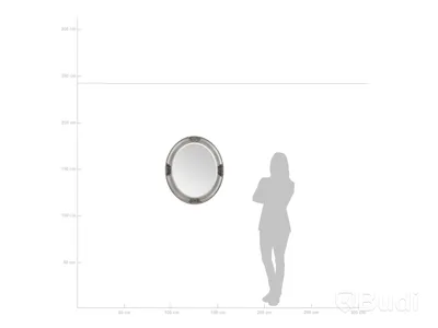 Rund spegel  63x73cm Champagne Victoria Ord. Pris: 796 kr