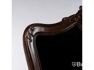 Klassisk badrumsspegel 116x92cm Fransk Mörkbrun Ottawa Ord. Pris: 1596 kr