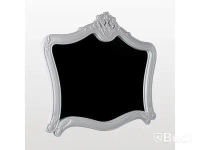 Klassisk badrumsspegel 116x92cm Fransk Vit Ottawa Ord. Pris: 1117 kr