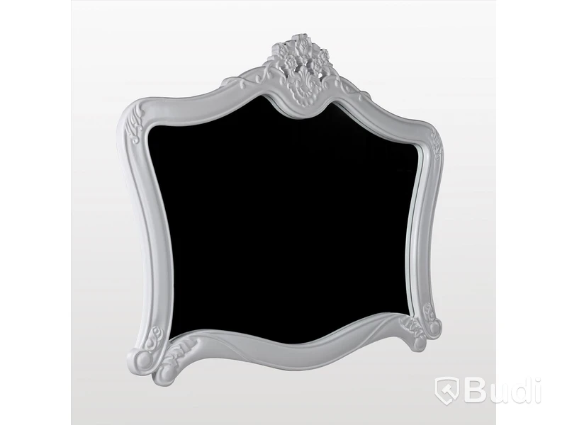 Klassisk badrumsspegel 116x92cm Fransk Vit Ottawa Ord. Pris: 1117 kr