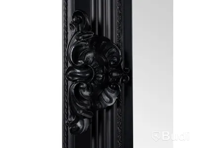 Stor helkroppsspegel  120x240cm Svart Queen Ord. Pris: 4477 kr