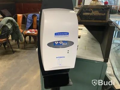Handdesinfektion, fristående på fot, Självdoserande automatisk