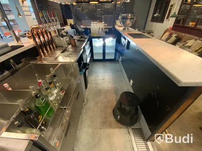 Bar Ö, med marmorskiva, 520x255 med fotstöd