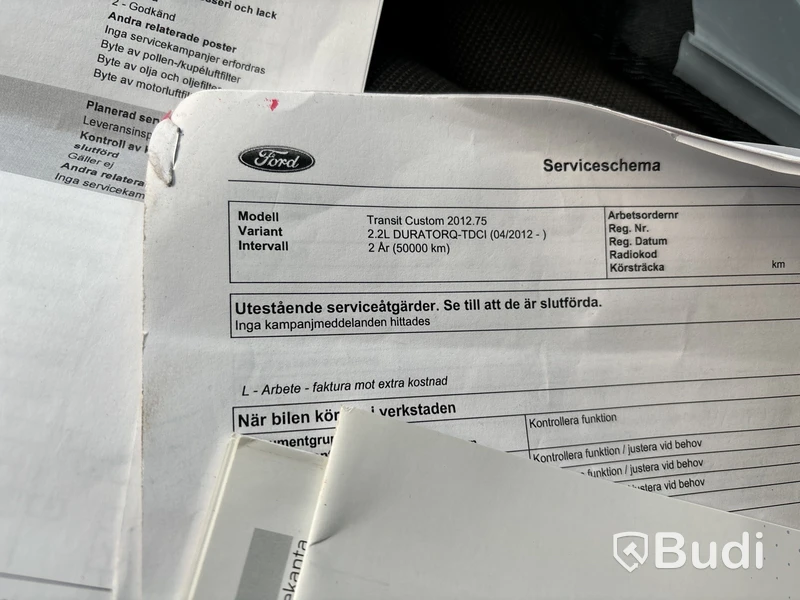 Ford Transit Custom 300 (125hk), -2014 (rep-objekt)