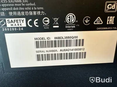 TV Philips 86BDL3550Q/00 86 tum 4K. konferenssystem.