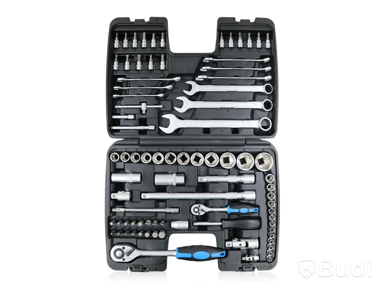 1 st. hylsnyckelsats 1/4 och 1/2 tum, i 82 delar. Totalt ord. pris ink. moms ca: 1300 kr.