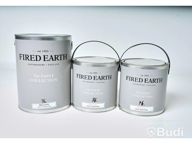 Färgburk - Fired Earth, White Ochre 10 l