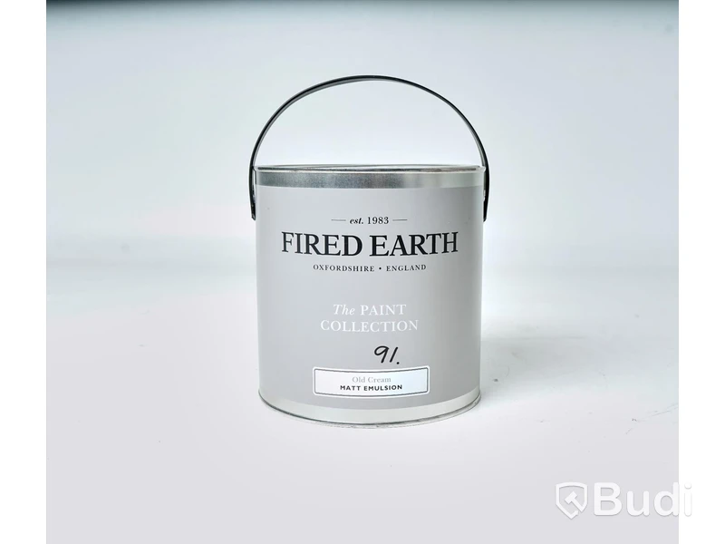 Färgburk - Fired Earth, Old Cream 2,5 l