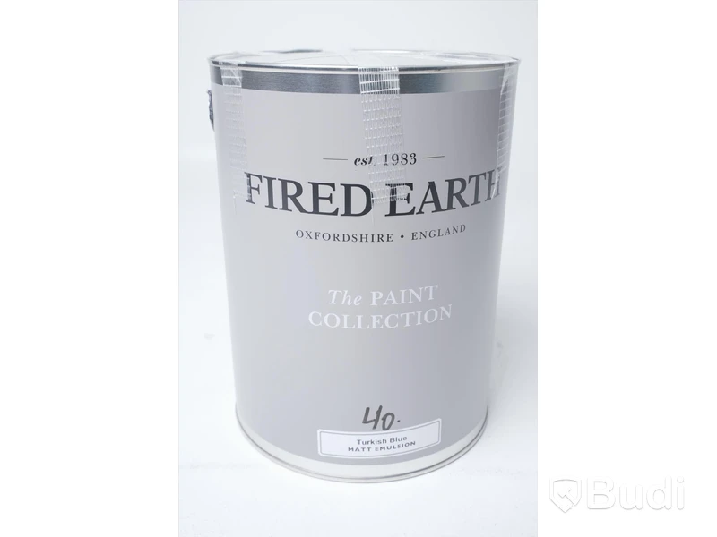 Färgburk - Fired Earth Turkish Blue 10 l