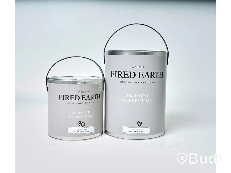 Färgburk - Fired Earth, Amber Gris 7,5 l
