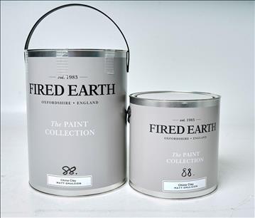Färgburk - Fired Earth, China Clay 7,5 l