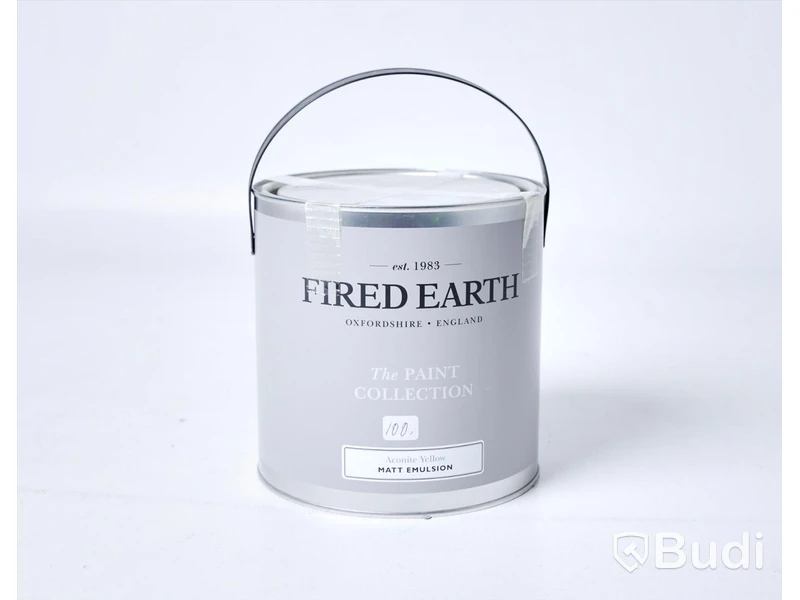 Färgburk - Fired Earth, Aconite Yellow 2,5 l