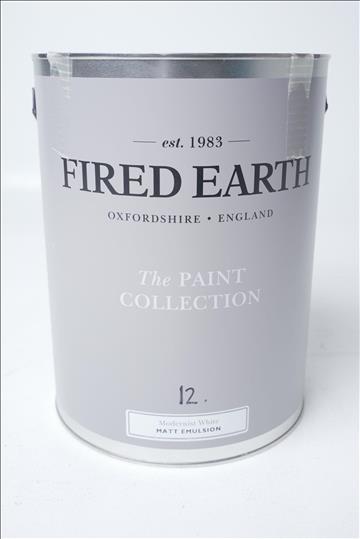 Färgburk - Fired Earth Modernist White 17,5 l 