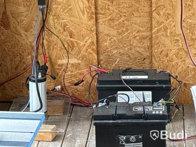 Släpvagn med solpaneler