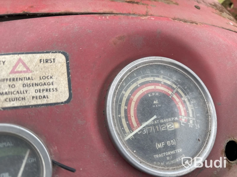 Traktor med lastare, Massey Ferguson 65 MTP, -1964