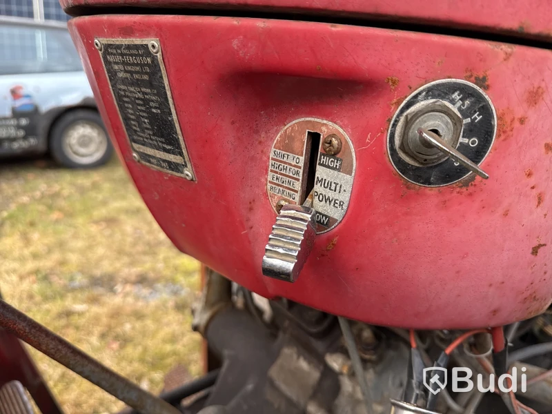 Traktor med lastare, Massey Ferguson 65 MTP, -1964
