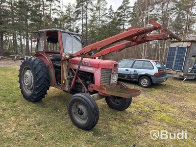 Traktor med lastare, Massey Ferguson 65 MTP, -1964