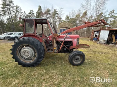 Traktor med lastare, Massey Ferguson 65 MTP, -1964
