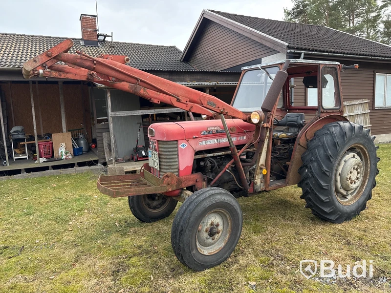 Traktor med lastare, Massey Ferguson 65 MTP, -1964
