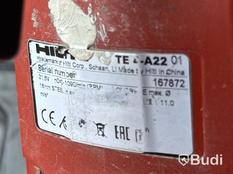 Borrhammare Hilti TE 4-A22