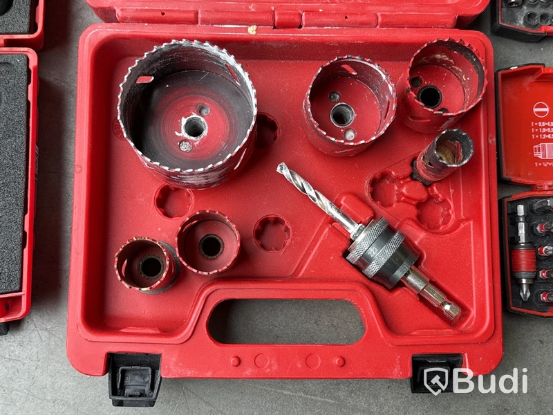 Hylsnyckelsats, hålsågar & bits Hilti