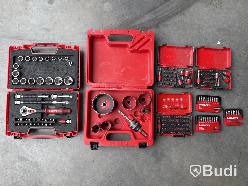 Hylsnyckelsats, hålsågar & bits Hilti